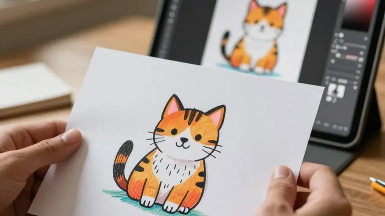 Illustration for: Lansing man, 11-year-old student turn animal sketches into greeting cards